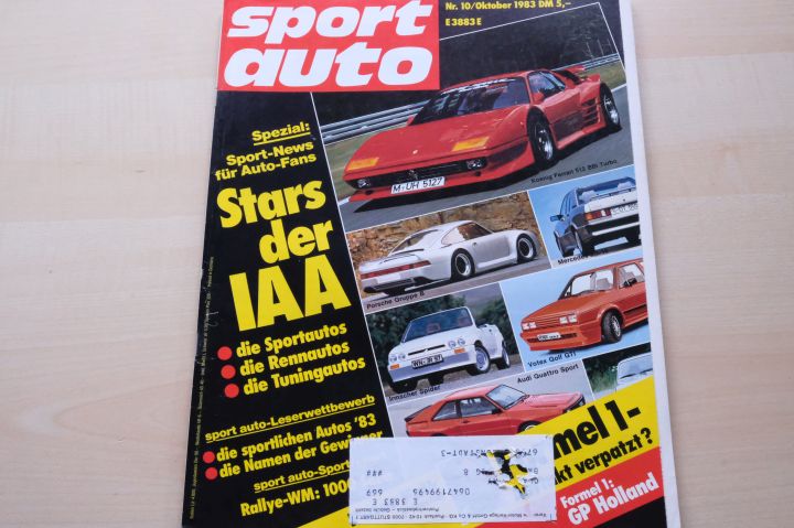 Sport Auto 10/1983